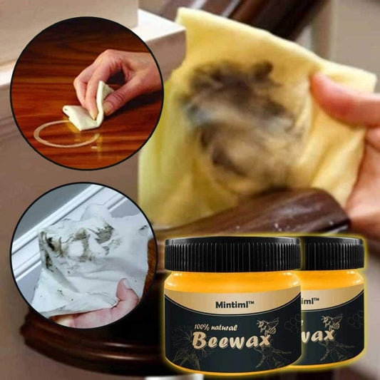 Natural Beeswax Floor &amp; Wood Polish Wax