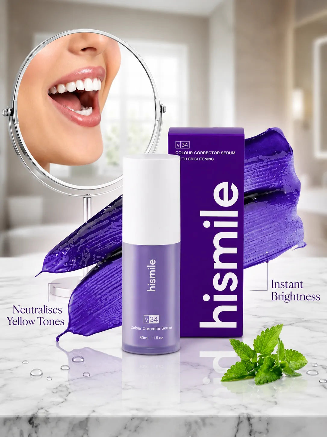 Hismile V34 Teeth Brightening Colour Corrector Serum